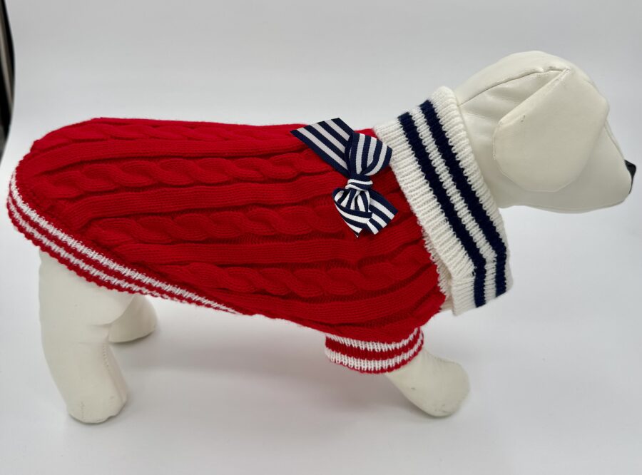 Hundtröja Kabelstickad